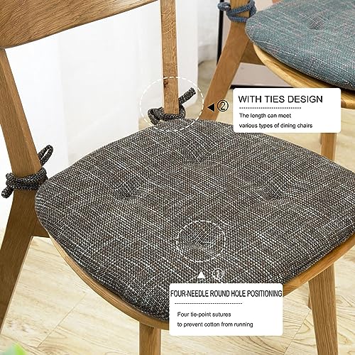 Coussin de siège confortable et résistant ZTGL en mousse premium 43x41x3 cm - 6