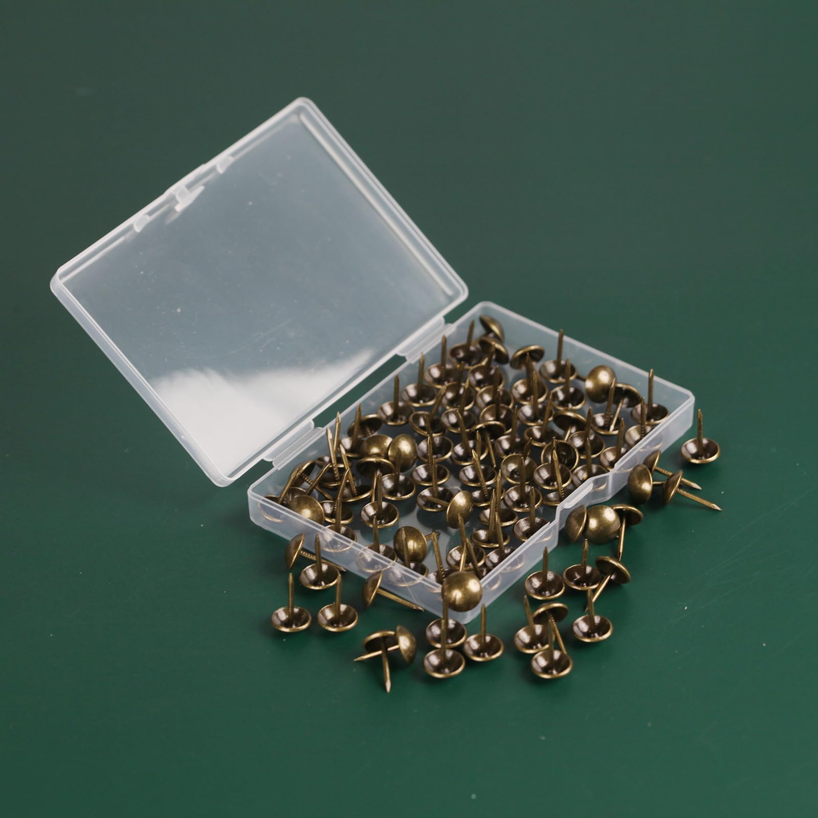 Upholstery Tacks - 200 Pcs Antique Red Copper -6