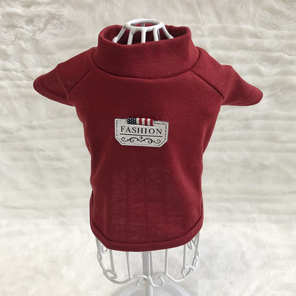 Vêtement doux pour chiot contre le froid sweat-shirt à capuche chat frileux M