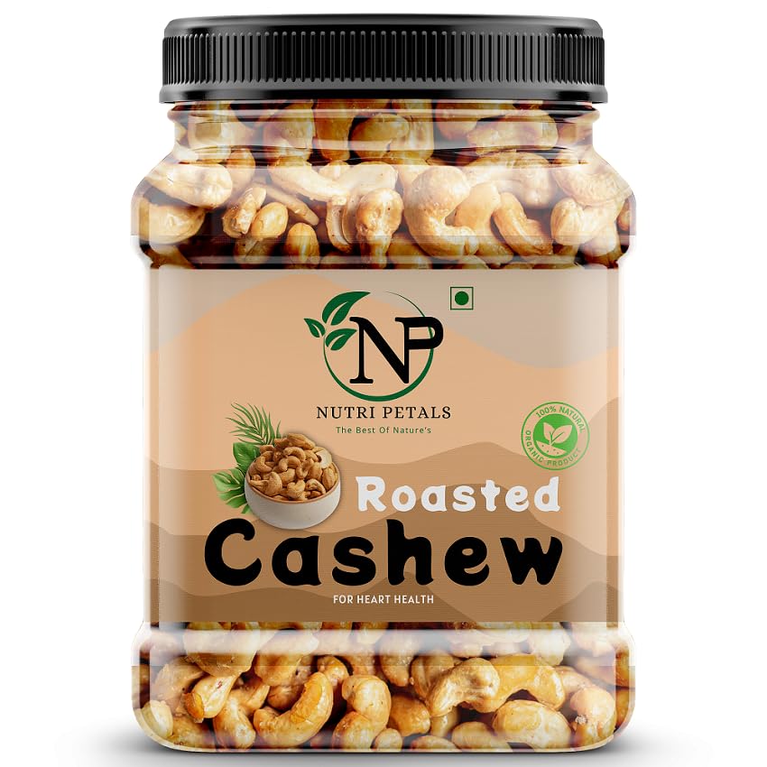 NUTRI PETALS Dry Oven Roasted & Salted Masala Cashew Nuts | Masala Kaju Roasted | roasted cashews (250 gram) (B0D33N8BFS) Amazon Price History, Amazon Price Tracker