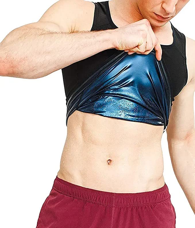 olsic Sweat Shapewear Vest Belt for Men, Polymer Shapewear, Workout for Weight Loss Waist Body Slimming, Trainer-picture-30