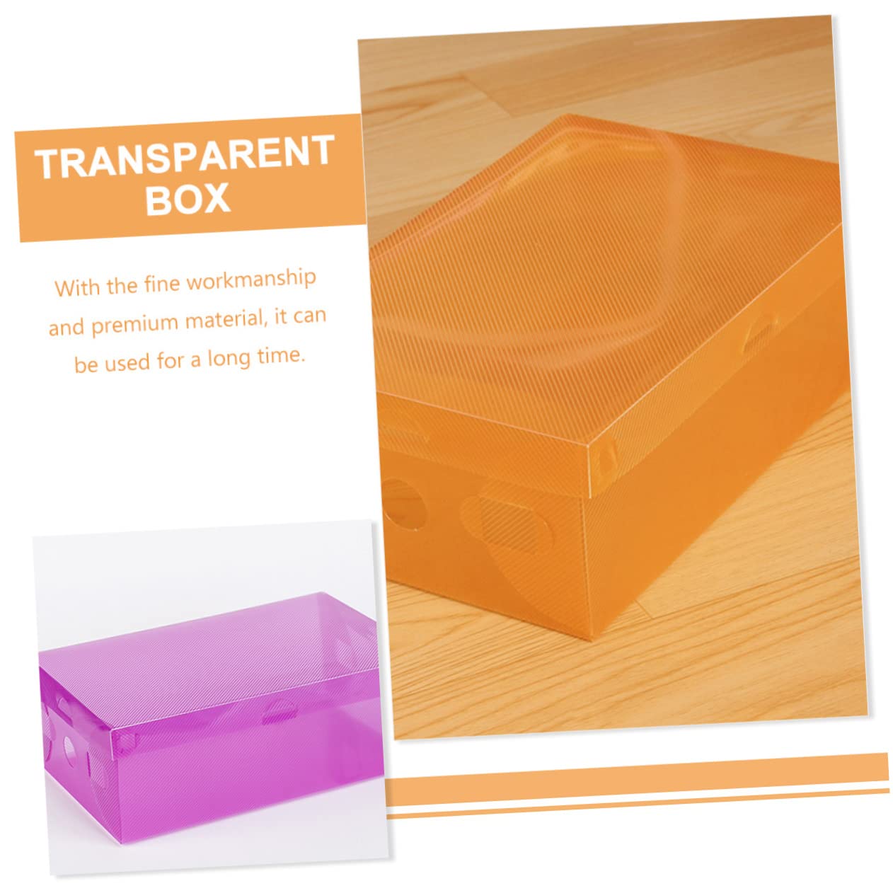 7pezzi Scatola Per Scarpe Trasparente Impilabile Design Pieghevole Plastica Resistente Organizer Versatile Per Scarpe Da Uomo E Donna Facile Da Usare E Salvaspazio Dimensioni