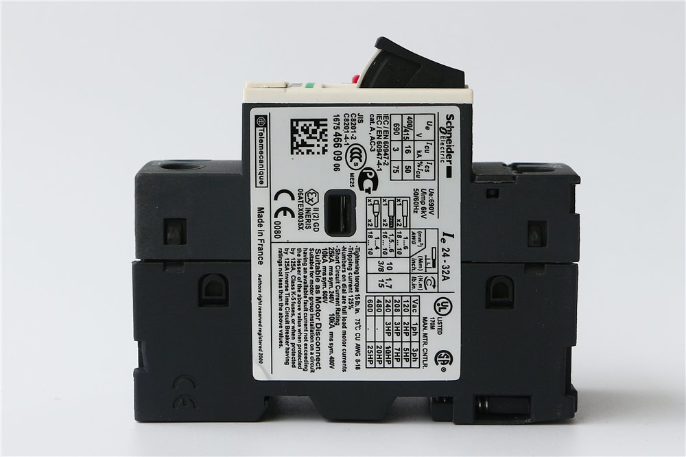 Eaton C25DND230B Contactor, Definite Purpose, Compact, 30A, 2P, 208/240VAC Coil