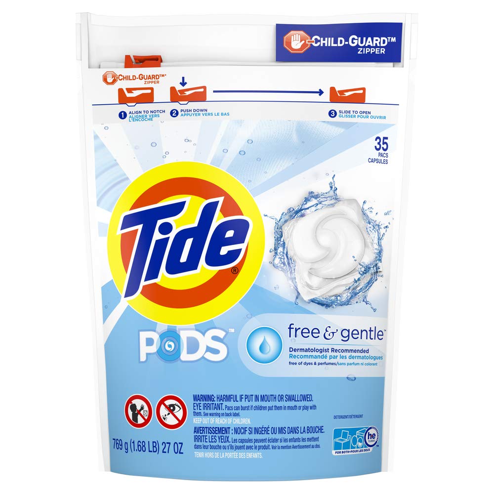 TideGentle HE Laundry Detergent 35 Count by Tide