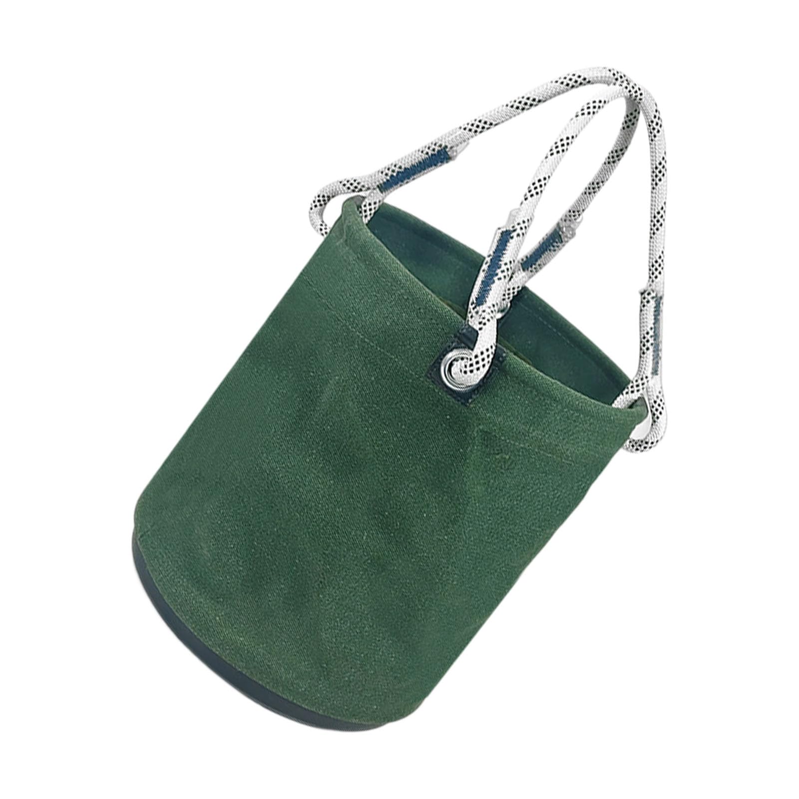 Cubo de lona para herramientas, organizador de herramientas para camión con cubo inferior, bolsa de herramientas para tienda y trabajo