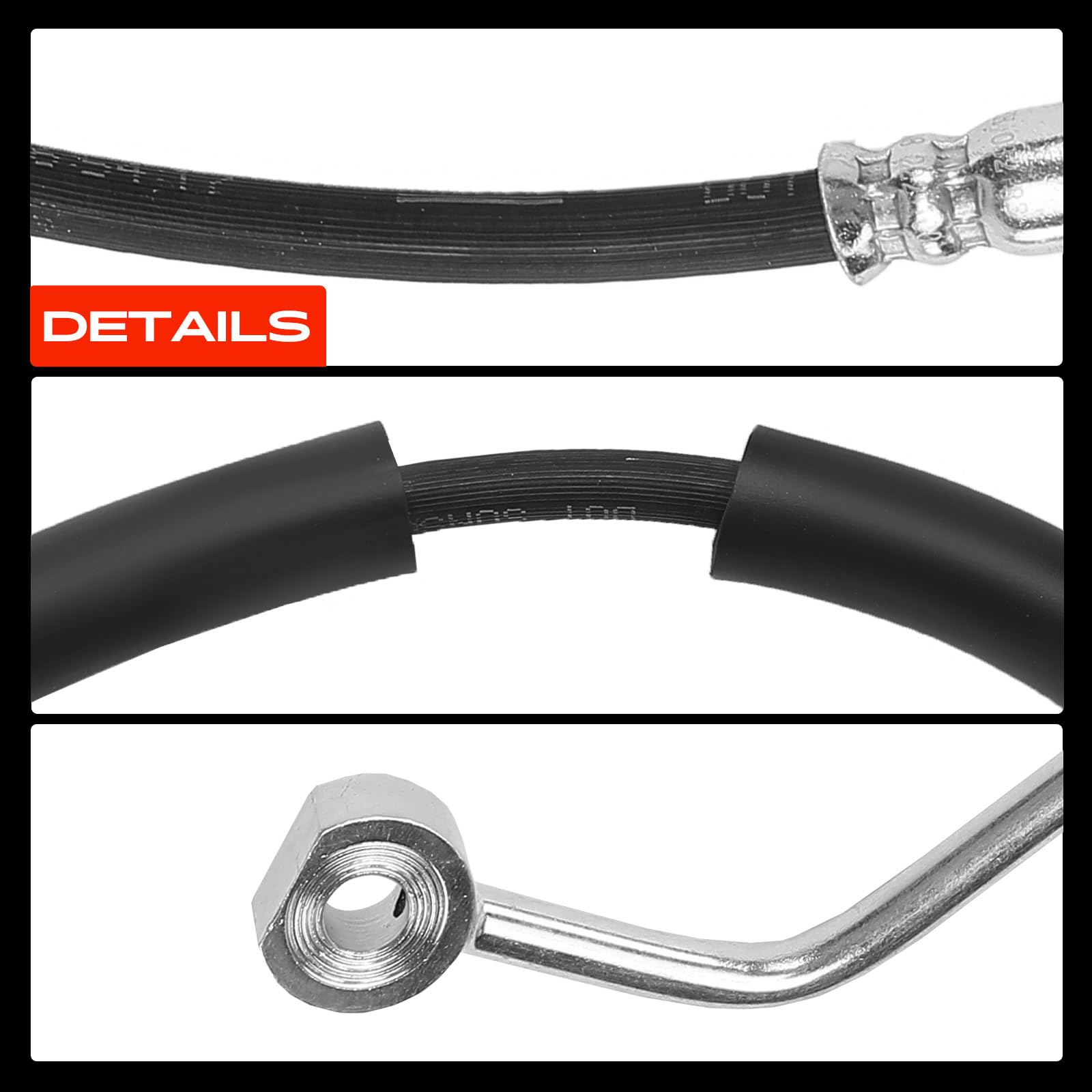 Frankberg 2 mangueras de freno delanteras 52128312AC | Compatible con: Cherokee KJ