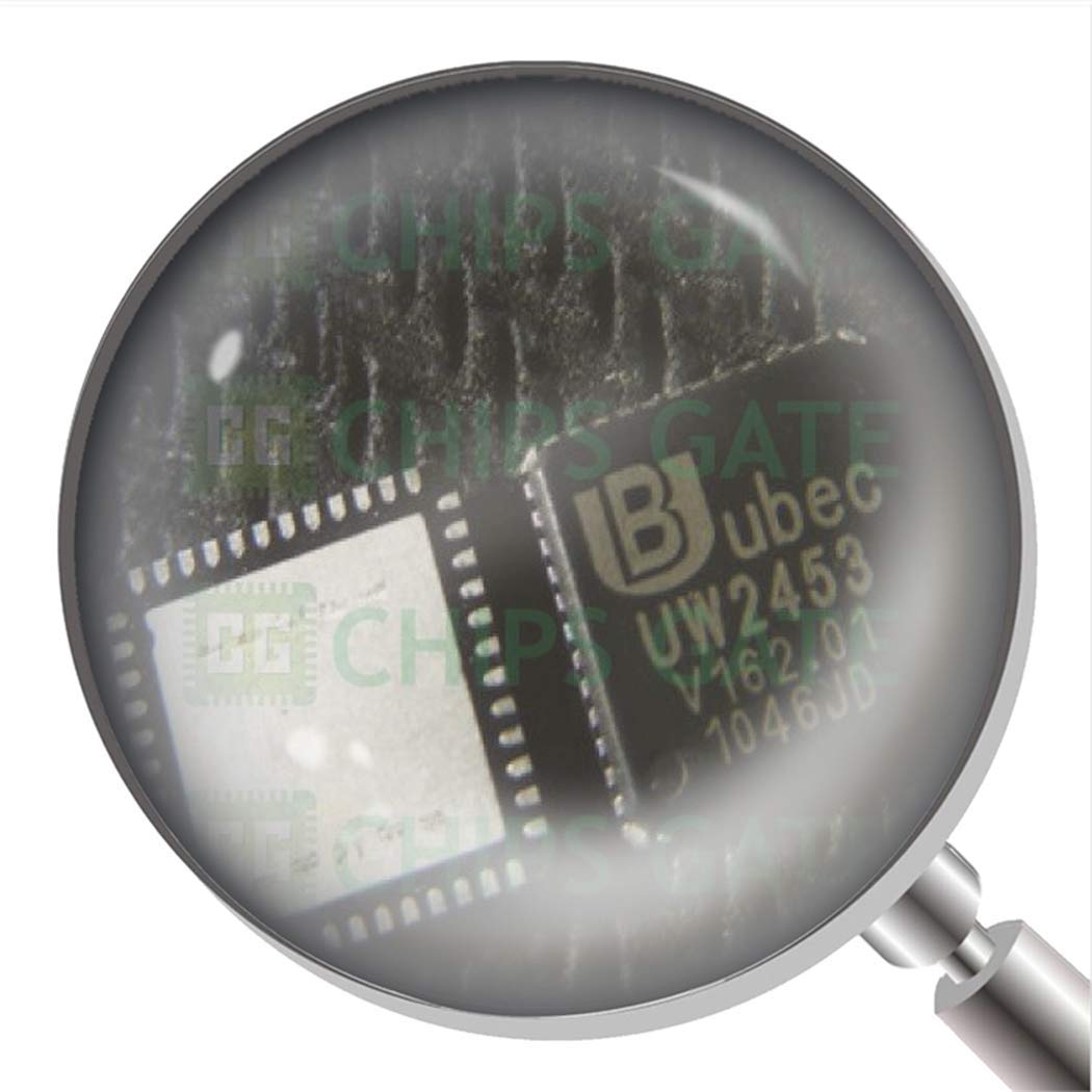 2Pcs New UW2453 Uniband D/C:07+ Qfn