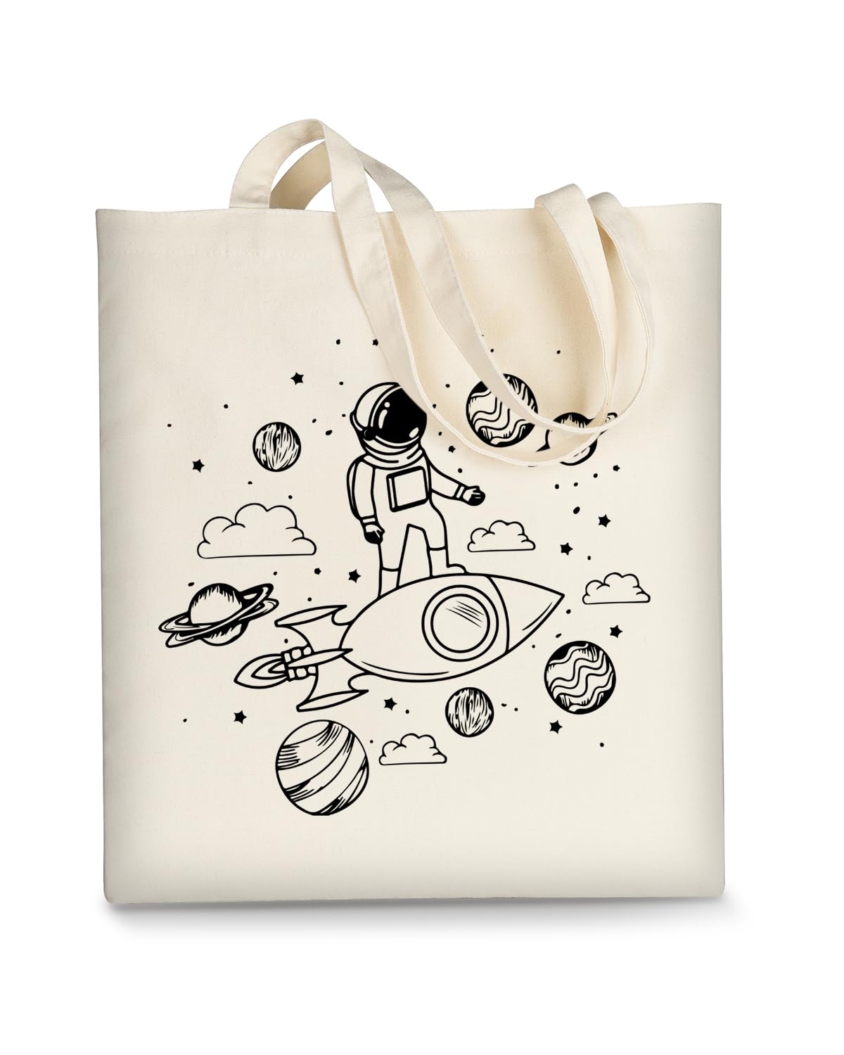 AUSVKAI Canvas Tote Bag Aesthetic Cute For Women College Grocery Bag Cotton Cloth Beach Totes Gift