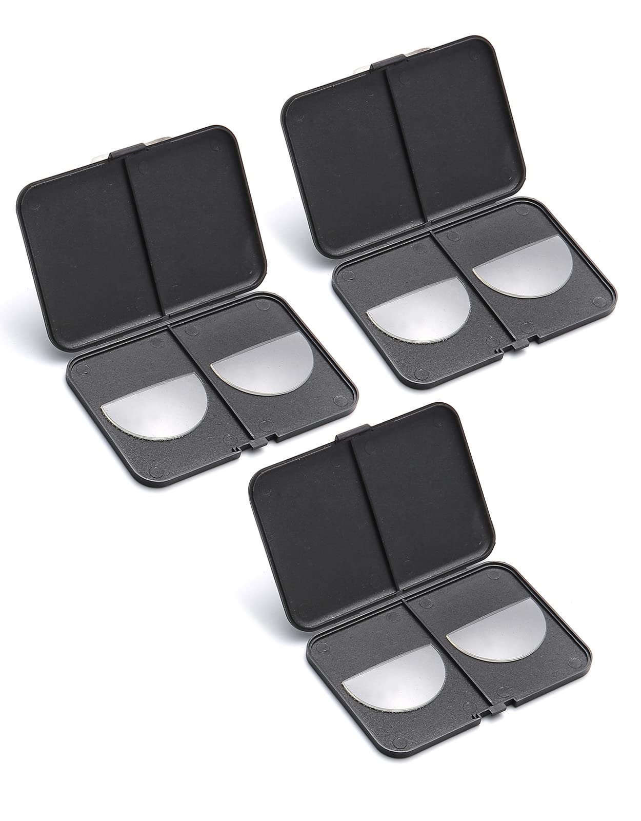 OKH 3 Pairs Stick-on Bifocal Lenses Reader, Reusable Stick On Adhesive Magnifying Reading Lenses for Sunglasses/Sport Glasses/Ski Goggles, No Water Needed