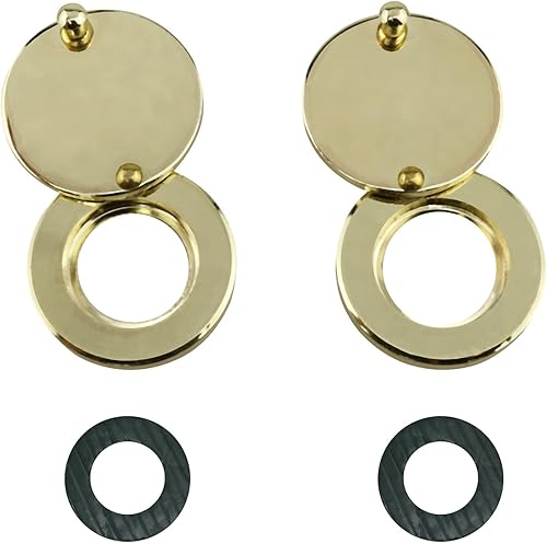 Cubierta de agujero para peep hole, cubierta dorada para el hogar, protector de mirilla de seguridad adecuada para hoteles de oficina en casa -2