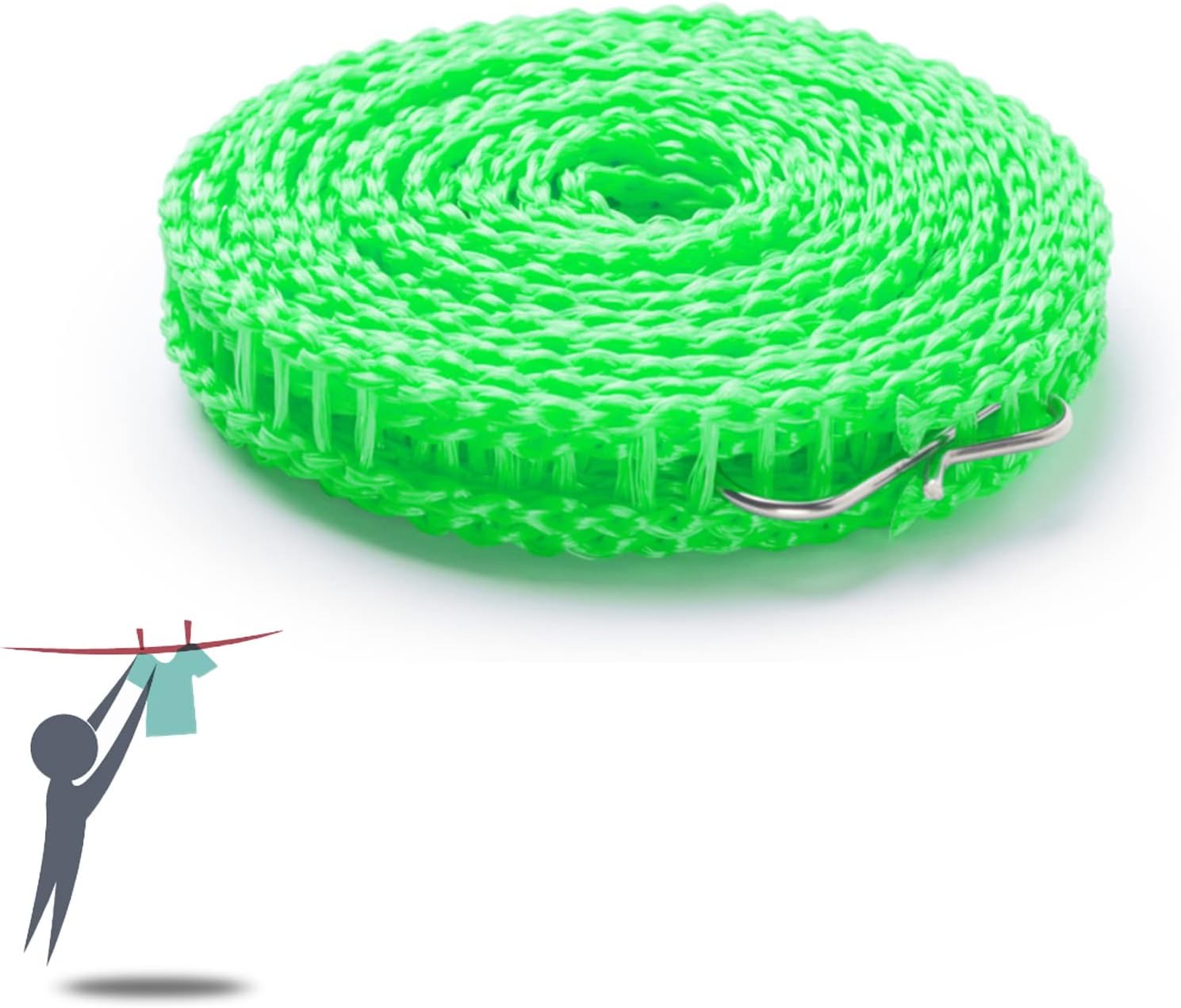 1pcs Portable Clotheslines Washing Line Clothes Rope,Outdoor Windproof