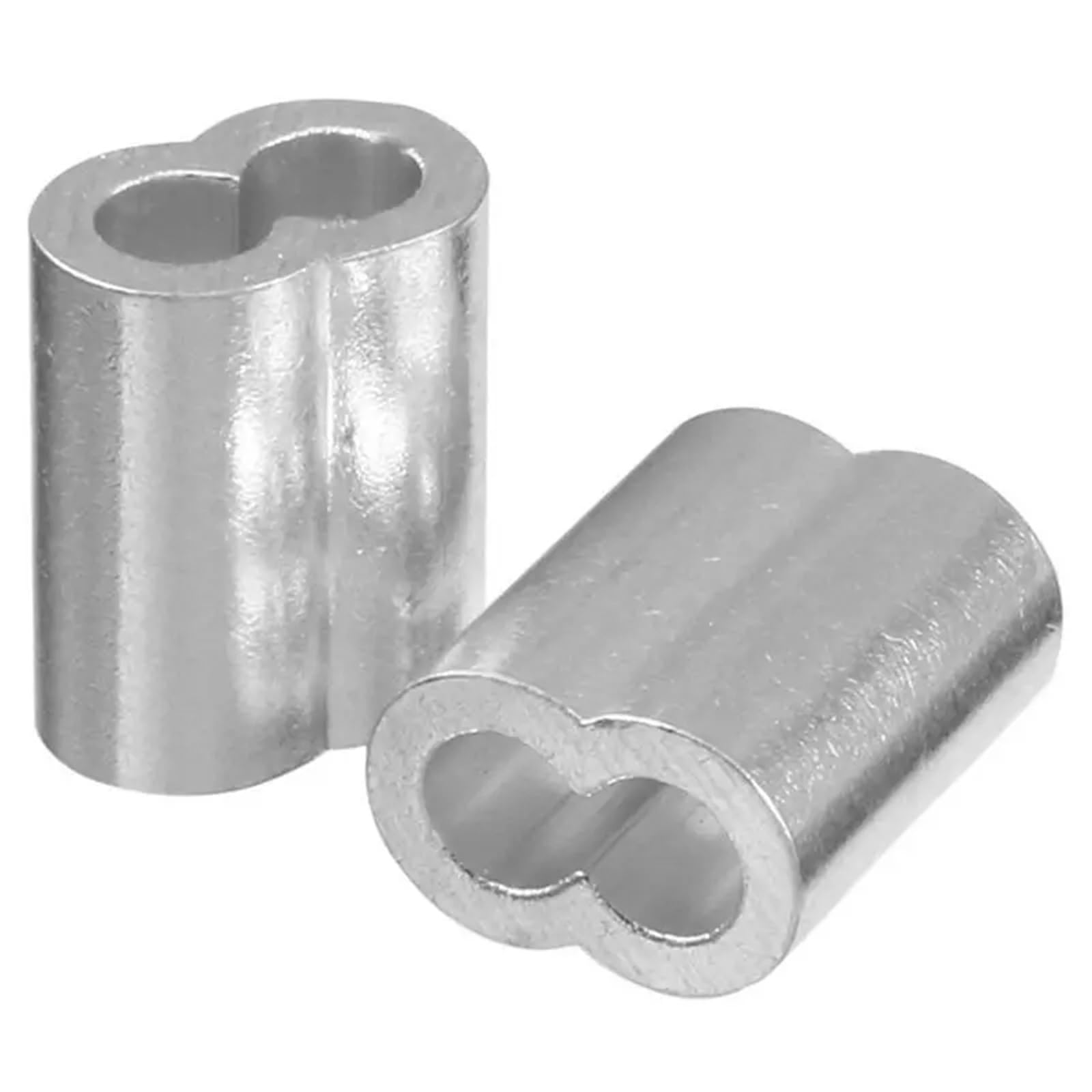 Puntali, Manicotti a crimpare for cavi 1000 pezzi Raccordi a clip for fune in alluminio