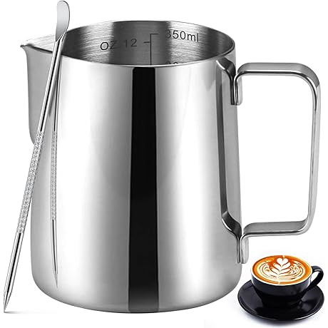 12oz Milk Frothing Pitcher Stainless Steel