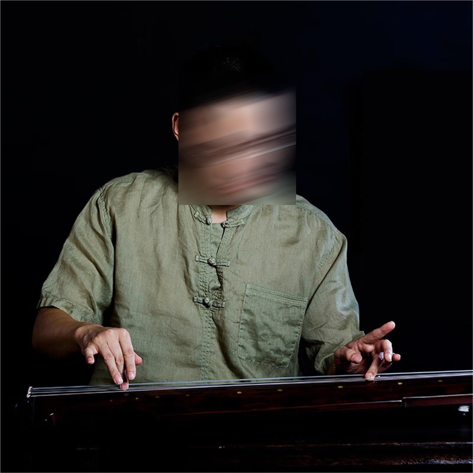 Ręcznie Wykonany Guqin Ze Starego Drewna Cedrowego Przenośny Instrument Siedmiostrunowy Dla Początkujących Guqin (chińska Cytra)