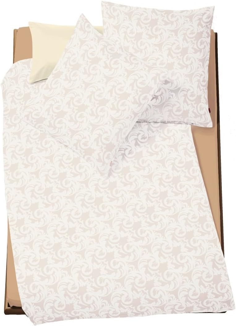 fleuresse Zürich Bettwäscheset, Damast, Melange-Wolle, 38 x 28 x 5 cm