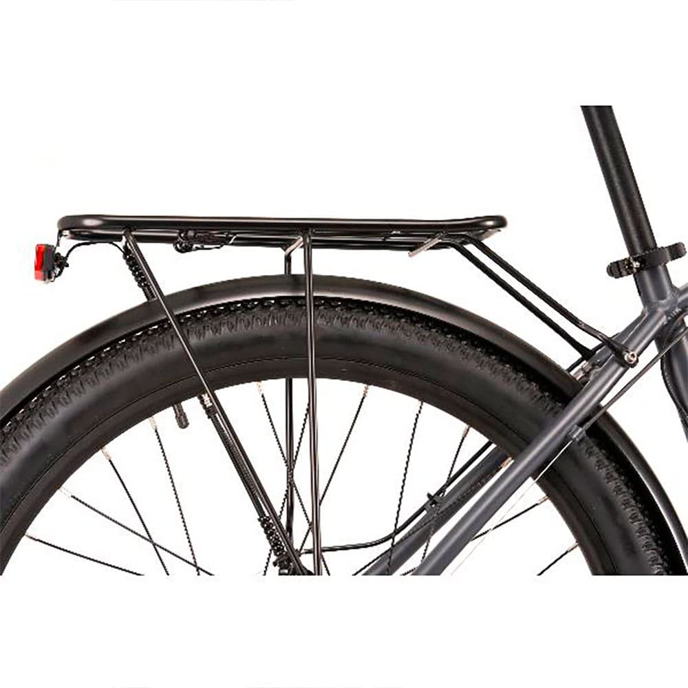 Nilox, E-Bike X7 Plus, Trekking Bike con Pedalata Assistita, 80 km di Autonomia, Fino a 25 km/h, Motore 36 V 250 W, Batteria al Litio da 36 V- 13 Ah, Copertoni Semi Tassellati 27.5" x 2.10"