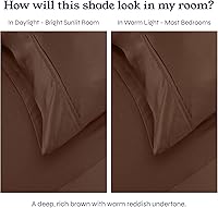 Vista 16 de California Design Den - Sábana ajustada de algodón, suave, 400 hilos, 100 % algodón, elástico que no se zafa, bolsillos profundos, refrescante