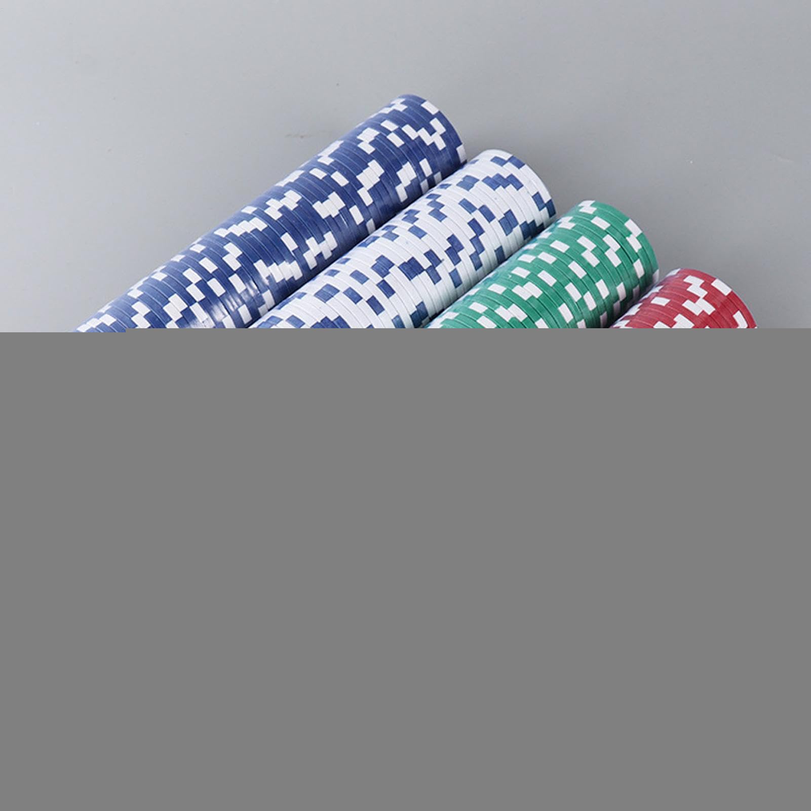 Gettoni da poker con numeri stampati Set da 200 Pezzi Portatile per Giochi | Set di Fiche per Poker e Giochi di Carte Bambini, principianti, casa, viaggi, feste, notti, vacanze e riunion