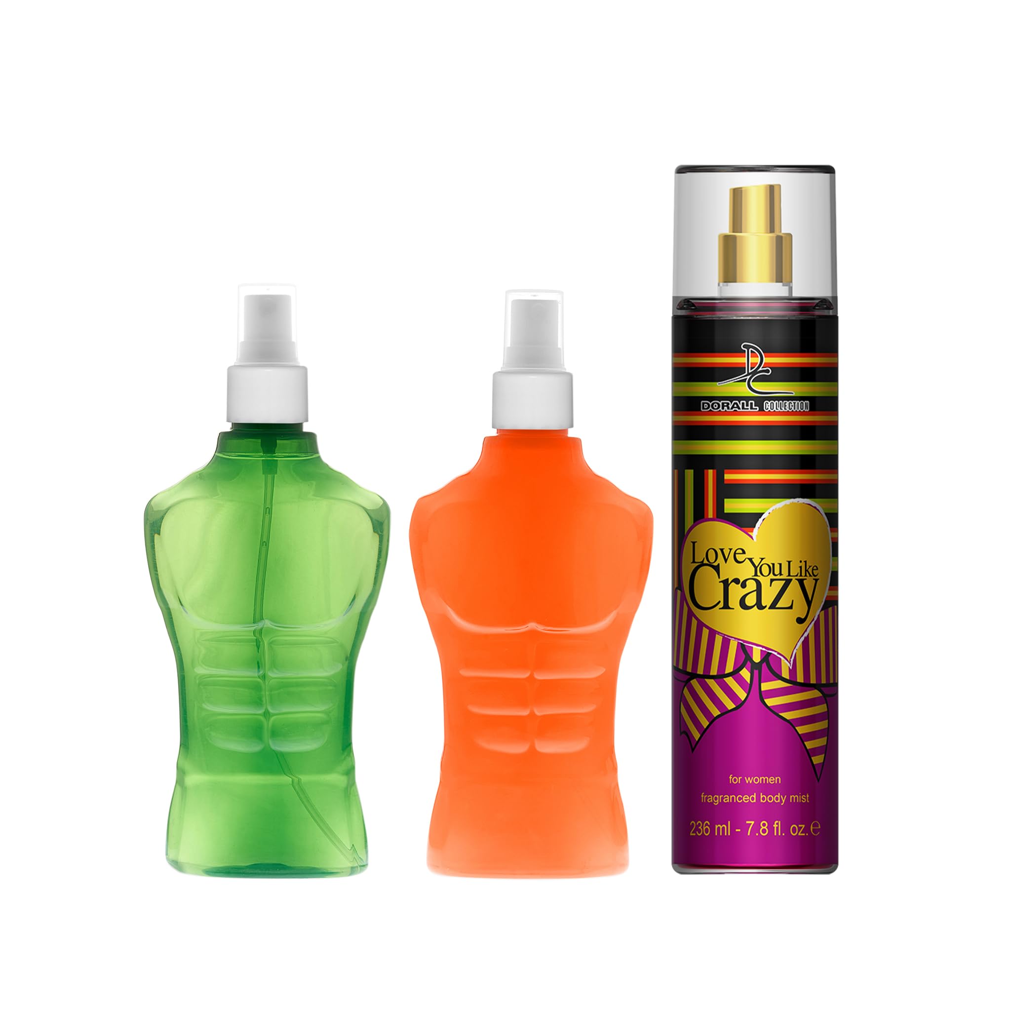 Dorall Collection Thunder Green + Cuban Dreams + Love You Like Crazy Body Mist Set 236ml (Pack of 3)-image-36