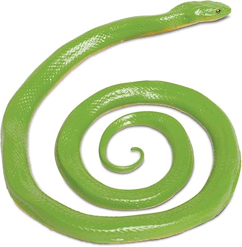 Safari Ltd IncreĂble Criatures Collection - Figura de serpiente verde áspera no tĂłxica y libre de BPA Safari Ltd IncreĂble Criatures Collection - Figura de serpiente verde áspera no tĂłxica y libre de BPA