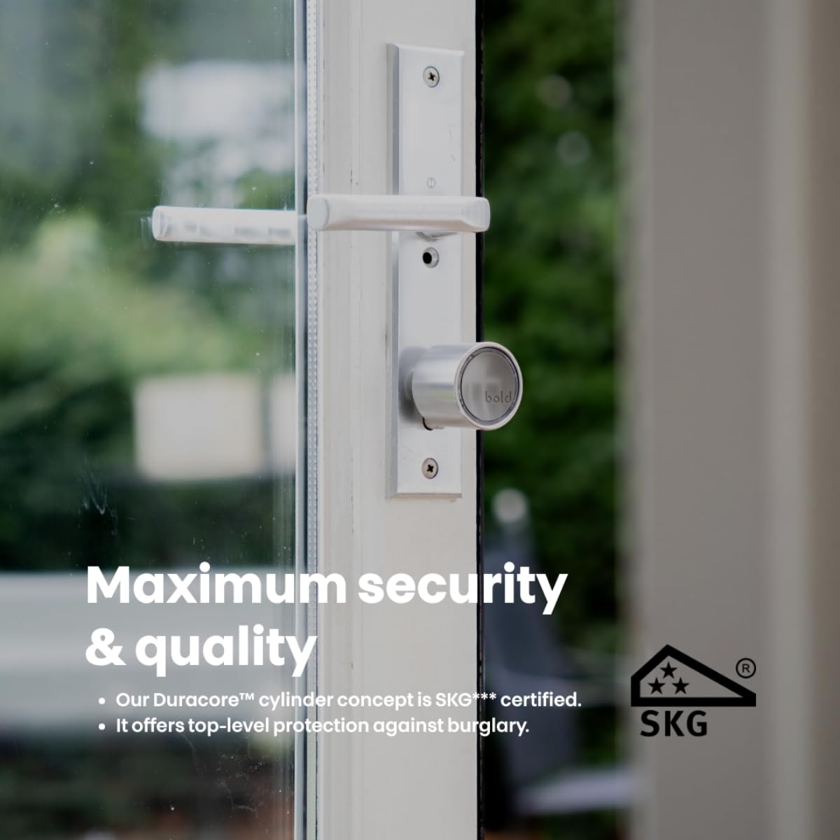 Bold Smart Lock - Serratura a cilindro Smart SX-35 - Argento