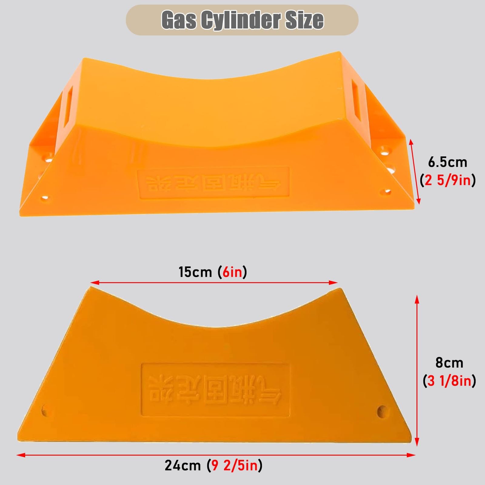 4-Zylinder-Gasflaschen-Wandhalterung, robustes Lufttank-Aufbewahrungsregal für Werkstatt, Sauerstoff/Propan/Wasserstoff/Stickstoffhalter