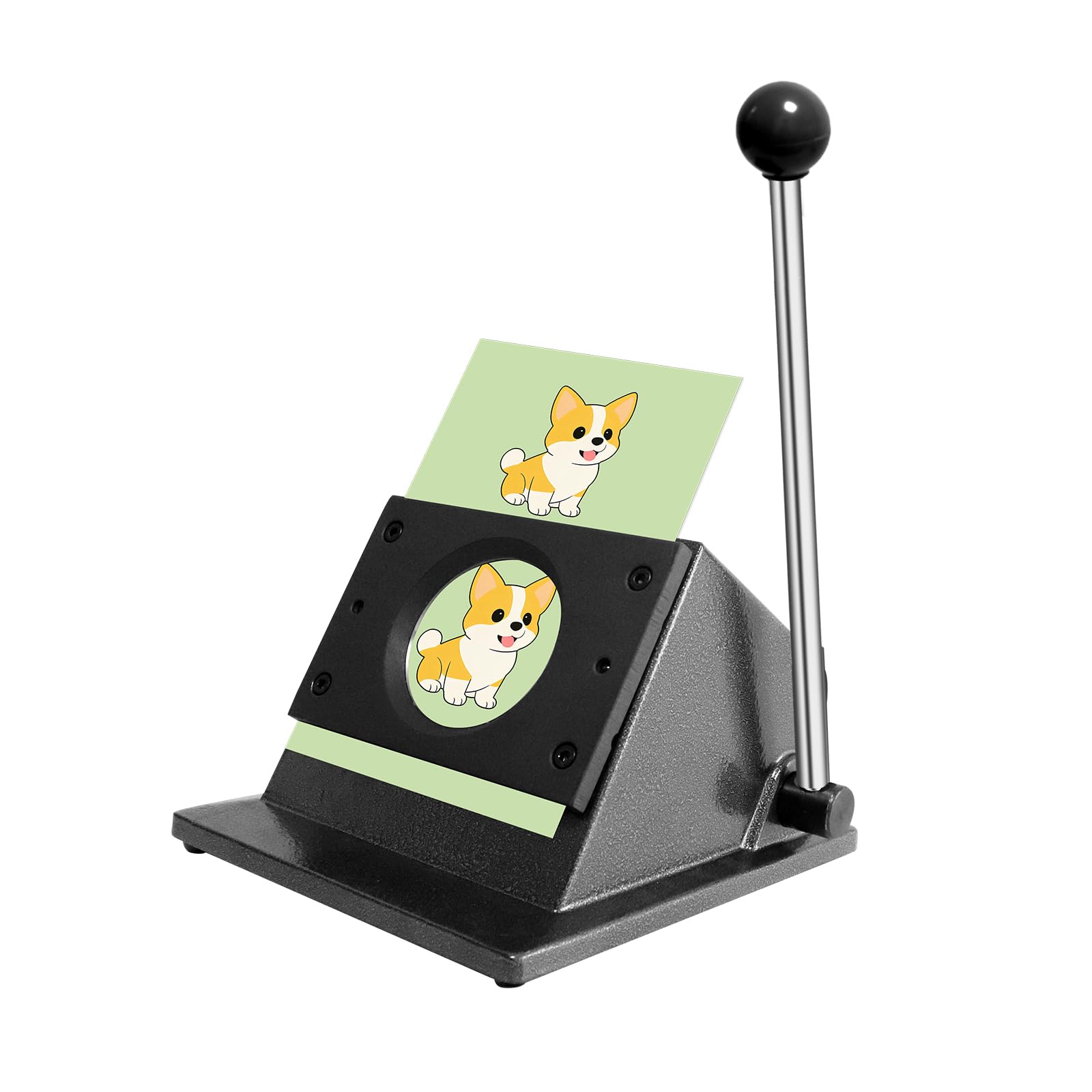 Photo 1 of 1"/25mm Button Paper Cutter, 1.38”/35mm Diameter Circle Cutter Circle Punch, 1.38”Graphics Punch Cutter, 35mm Die Cut Machine for Making 1"/25mm Mode Buttons Machine(1.38”Cutting Diameter)