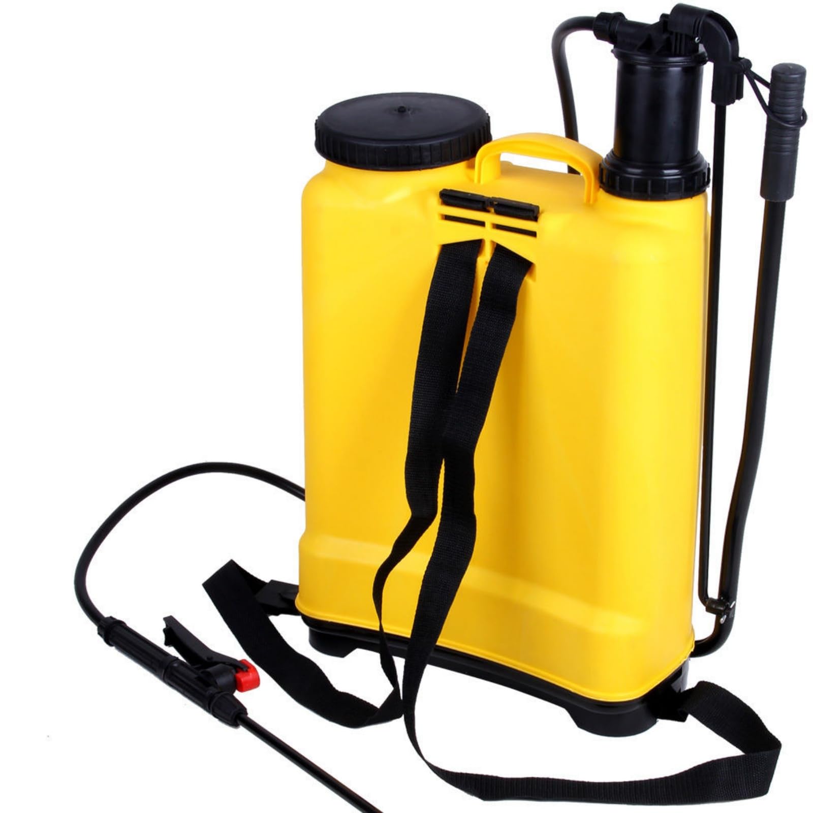 Pulverizador de mano, rociador de jardín, ángulo ajustable, diseño de gran capacidad 16L, adecuado para uso agrícola, limpieza de vehículos