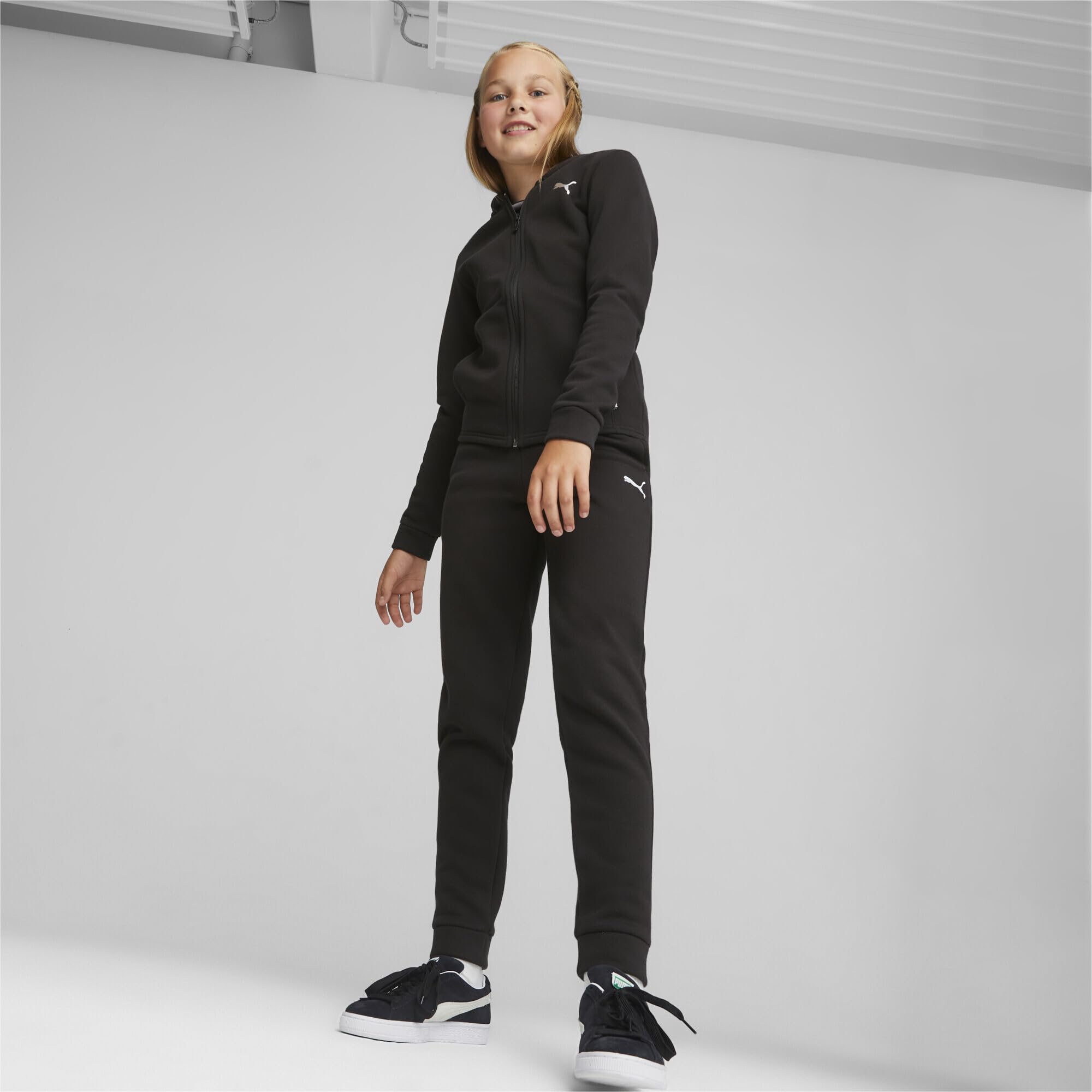 PUMA Mädchen Hooded Sweat Suit Fl Cl G Trainingsanzug