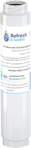 Refresh Filtro de agua de repuesto para refrigerador Bosch Ultra Clarity 644845, 9000194412, 9000077104, Haier 0060820860, 0060218744 y Miele