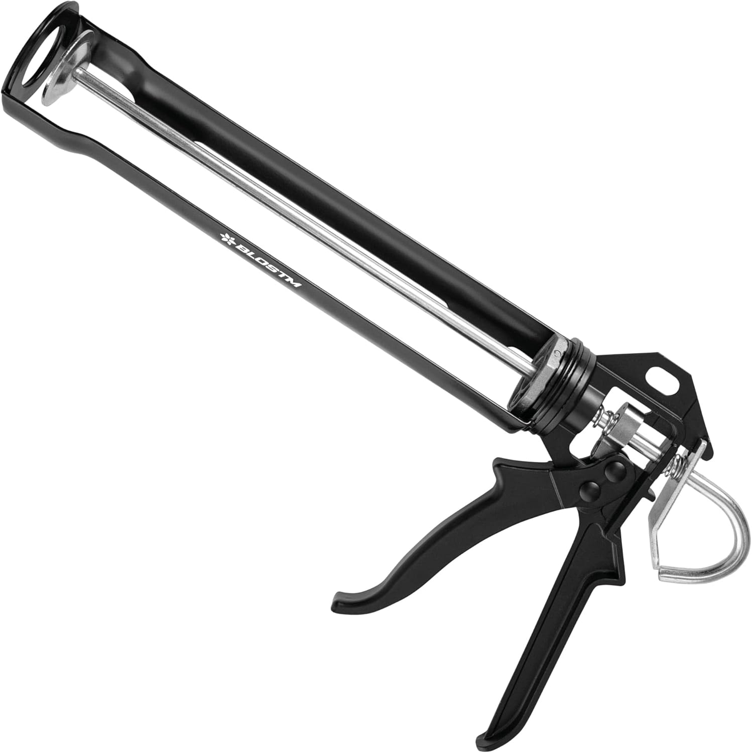 BLOSTM Pistola selladora de alta resistencia, aplicador de pistola de silicona para selladores, calafates, adhesivos, pistola de calafateo profesional adecuada para cartuchos de hasta 400ml