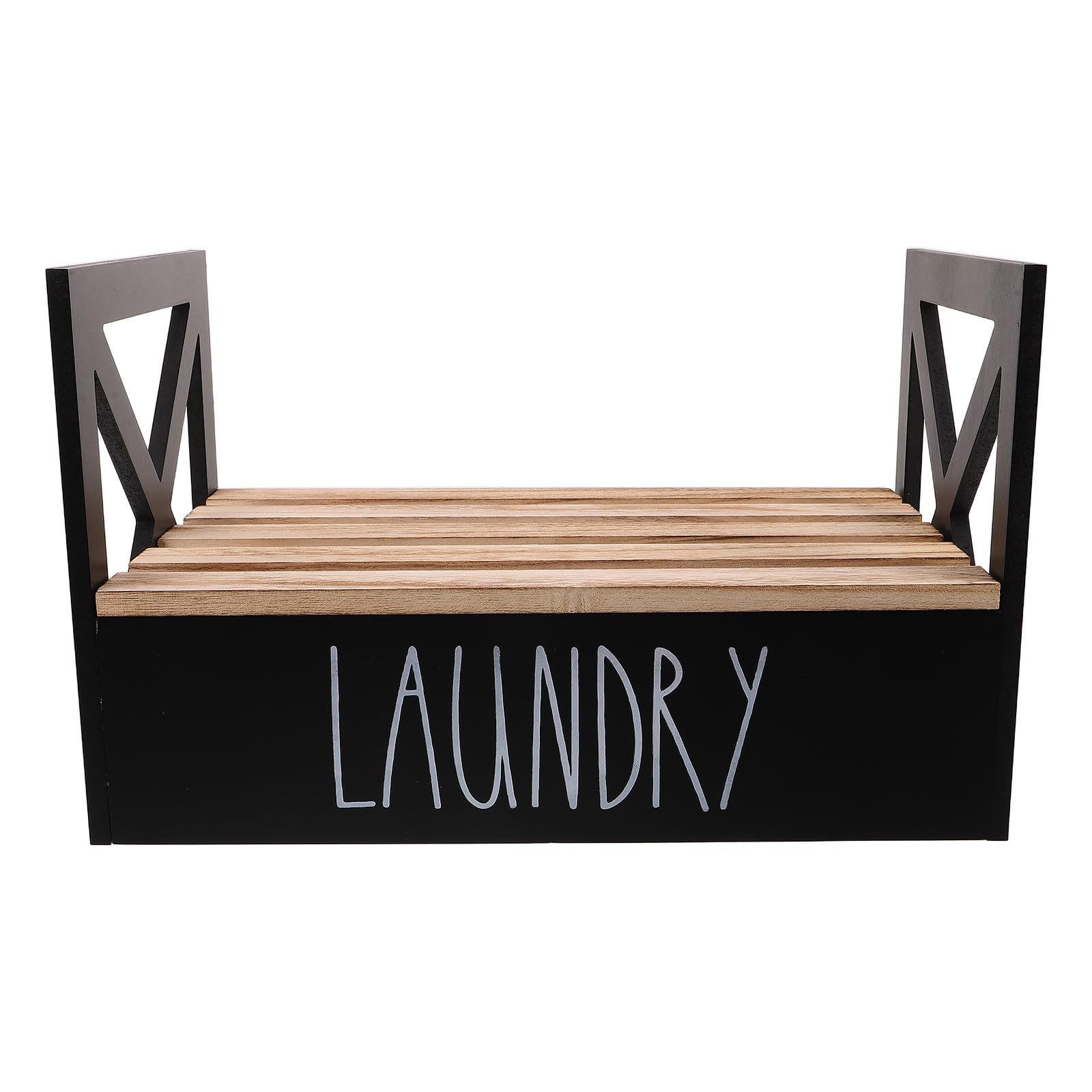 Porta detersivo per la lavanderia - Porta detersivo rustico per la nuova casa, organizer salvaspazio - Accessori indispensabili per l'arredamento in stile rustico