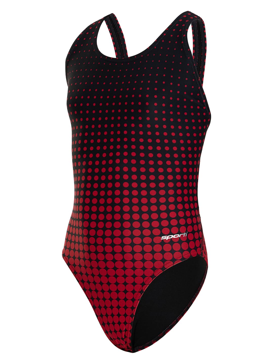 Sporti Girls' &amp; Women's Athletic Wide Strap Abstract Print One-Piece Suit