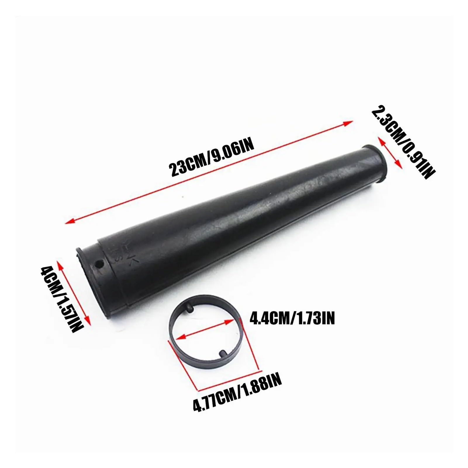 Soplador de hojas de alto flujo, resistente a la intemperie, accesorio de boquilla de refuerzo para patio, jardín, patio, césped, entrada, escombros