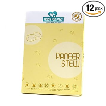 Fresh for Paws Dog Wet Food (Paneer Stew) (100 GMS Pack of 12)