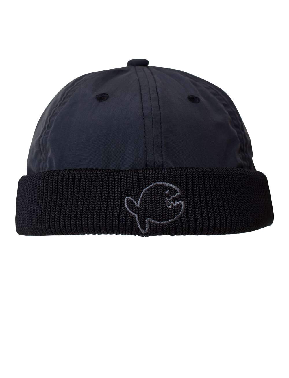 iQ-UVAdults' Skull Fish Cap Neck Protection 55-61 cm Black