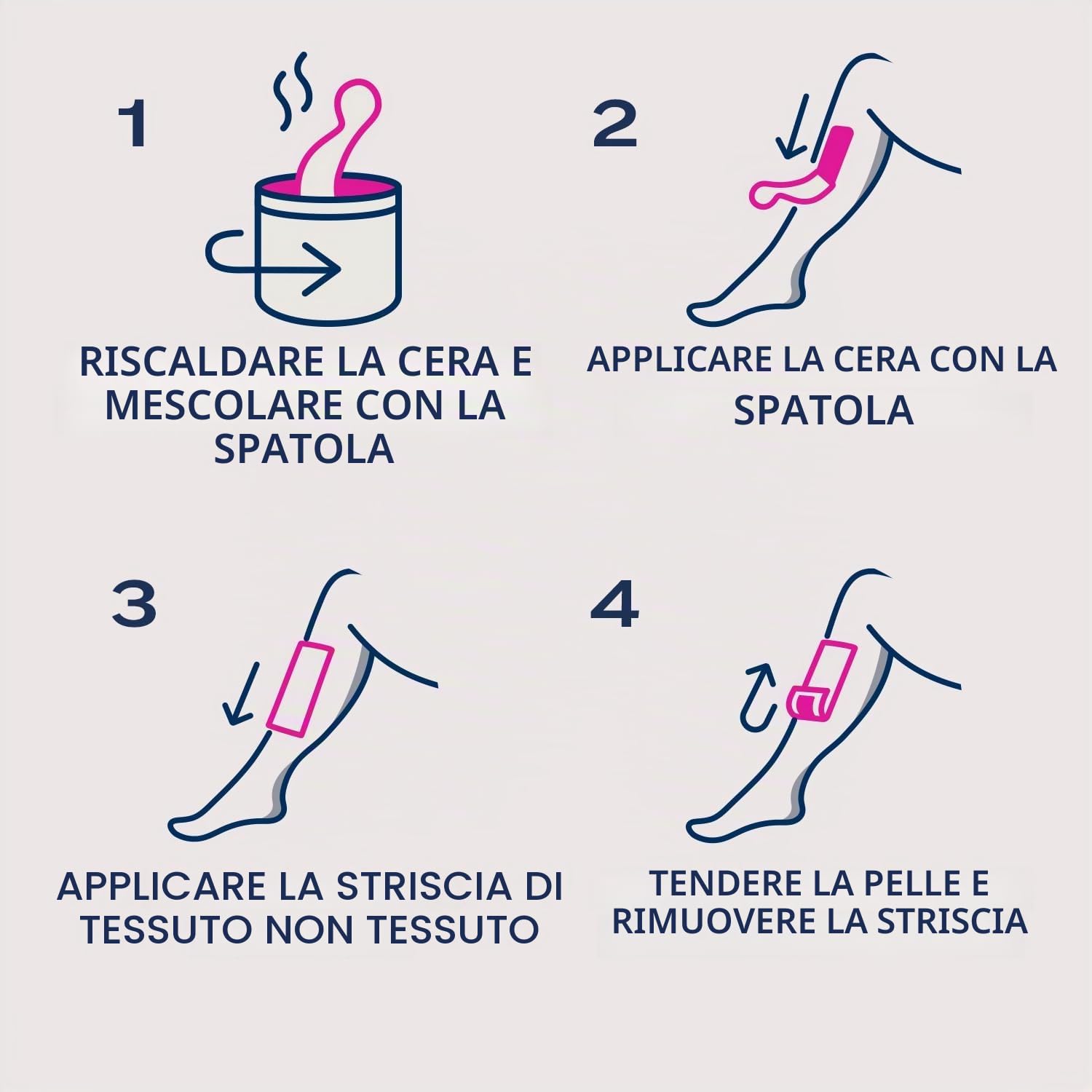Sugaring, pasta di zucchero per depilazione, confezione da 2 pezzi per pelle sensibilmente liscia fino a 4 settimane, pasta di zucchero, 2 x 250 ml