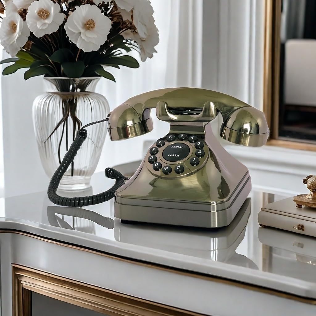 Retro Landline Phone (Bronze) - Image 3
