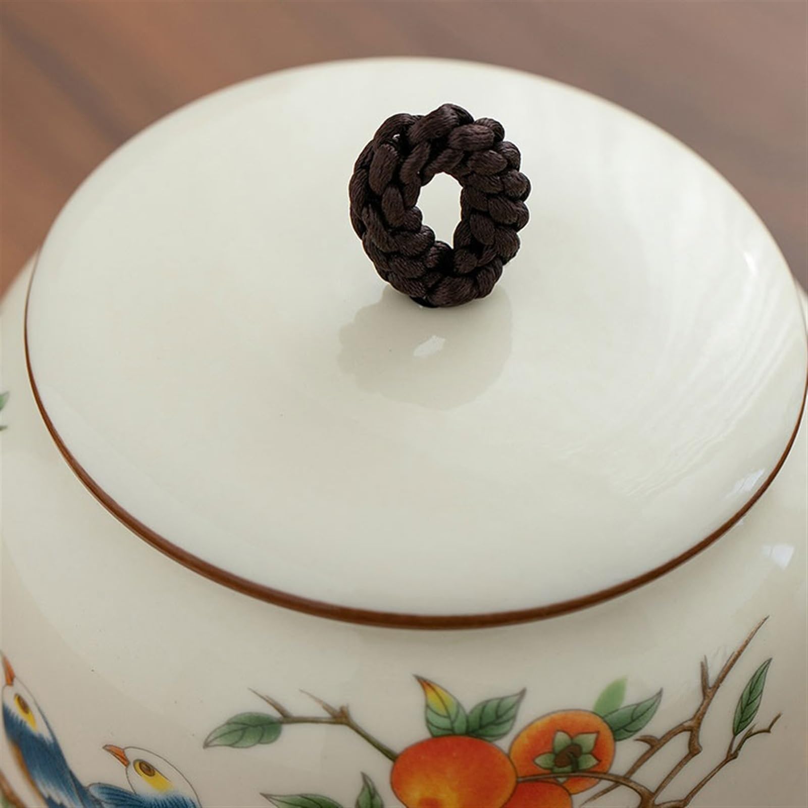 Pojemniki do przechowywania herbaty wysokiej jakości ręcznie malowane ceramiczne puszki na herbatę kuchenne szczelne słoiki do przechowywania ozdoby domowe pojemniki na herbatę