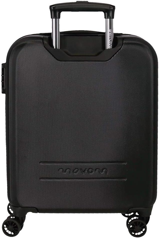 Movom Riga Black Hardside Carry-on Suitcase