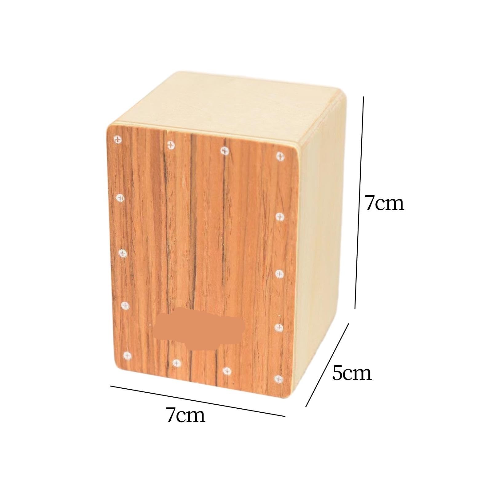 Cajon 1 Cajon Drum Professionale Compatto for Esibizioni sul Palco di Feste a Casa(Brown Wooden)
