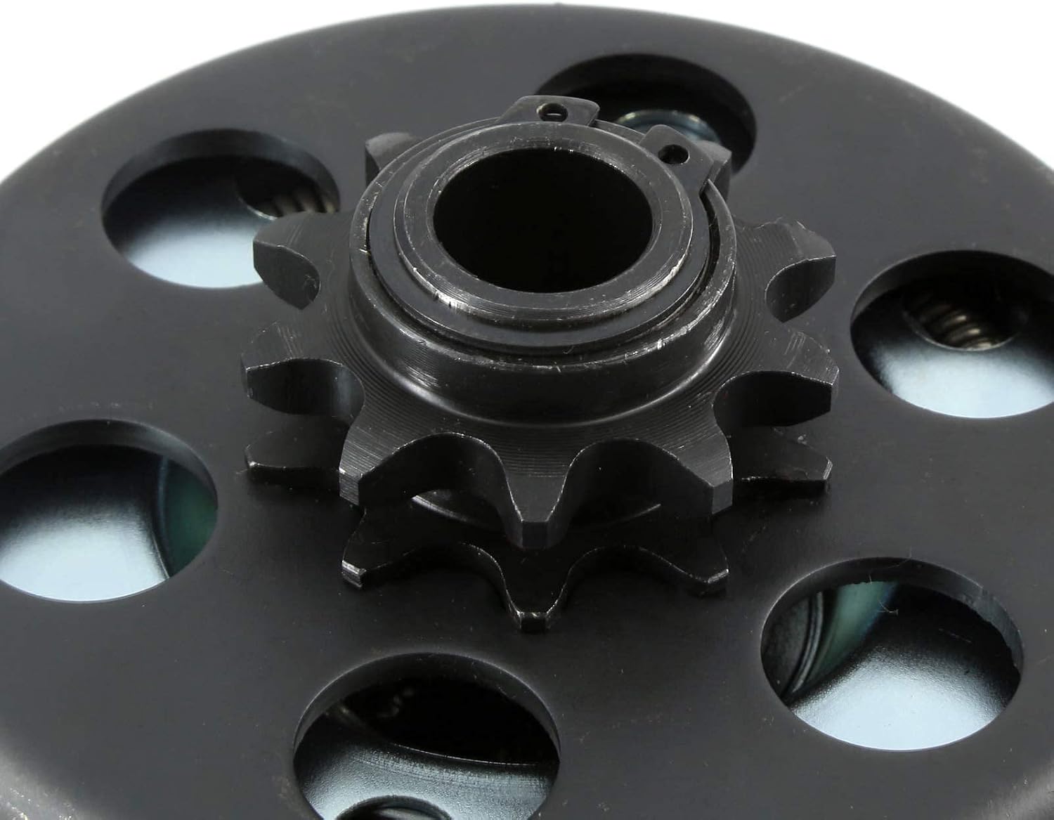Centrifugal Go Kart Clutch 5/8" Bore 10 Tooth Fit for #40/41/420 Chain 6.5HP Compatible with Mini Bike Lawnmower Engine