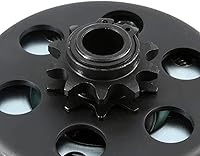 Vista 2 de Embrague Centrífugo de Go Kart Orificio de 5/8" 10 Dientes Compatible con Cadena #40/41/420 6.5HP Compatible con Motor de Mini Bicicleta