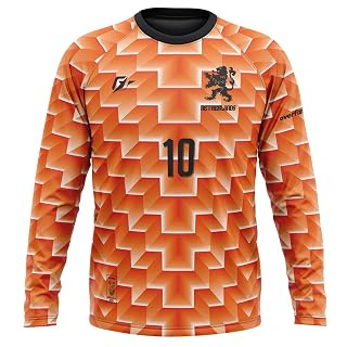 Camiseta Holanda Copa Torcedor Manga Longa Filtro UV