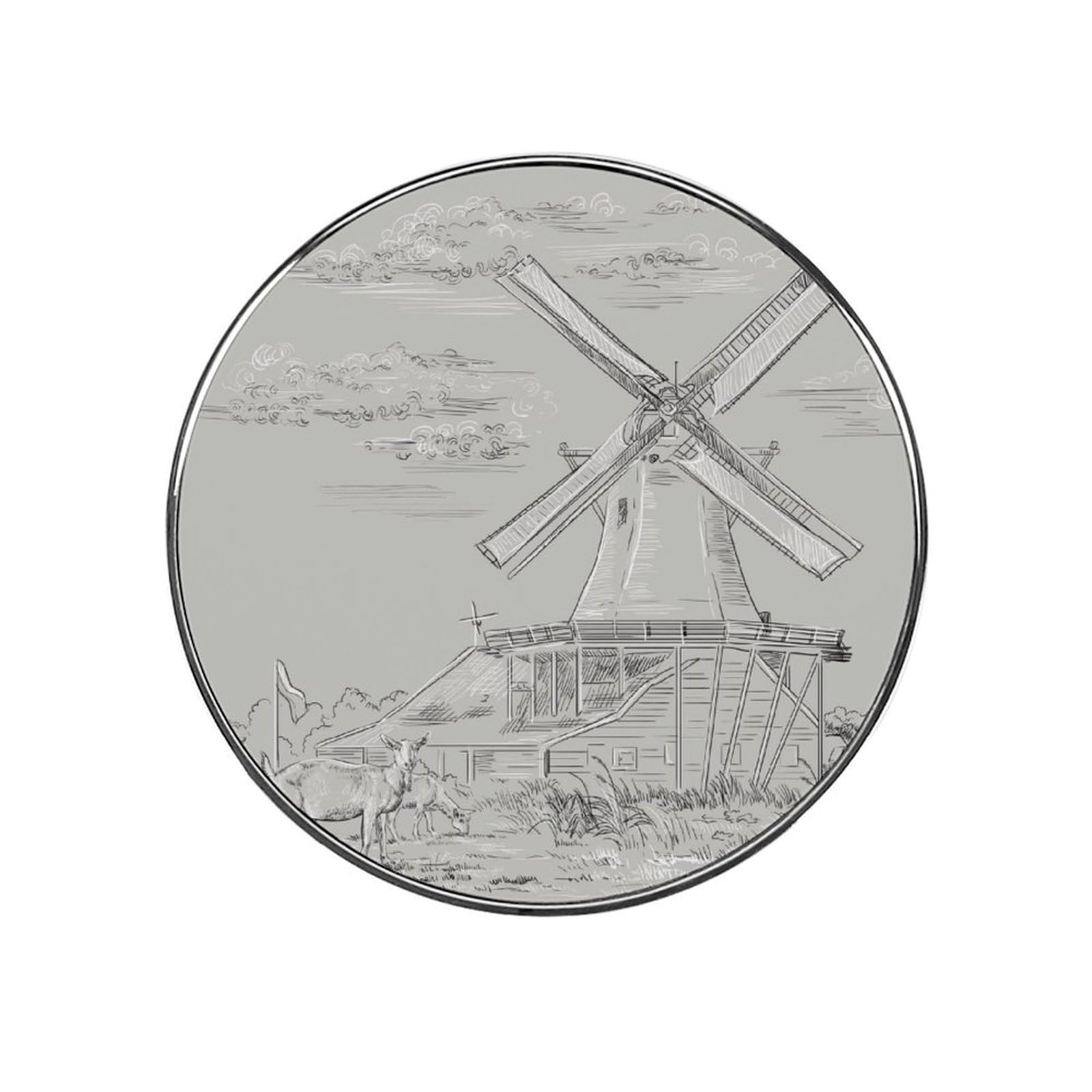 Windmill Refrigerator Magnet Decorative Fridge Sticker For Kitchen Office Home Décor