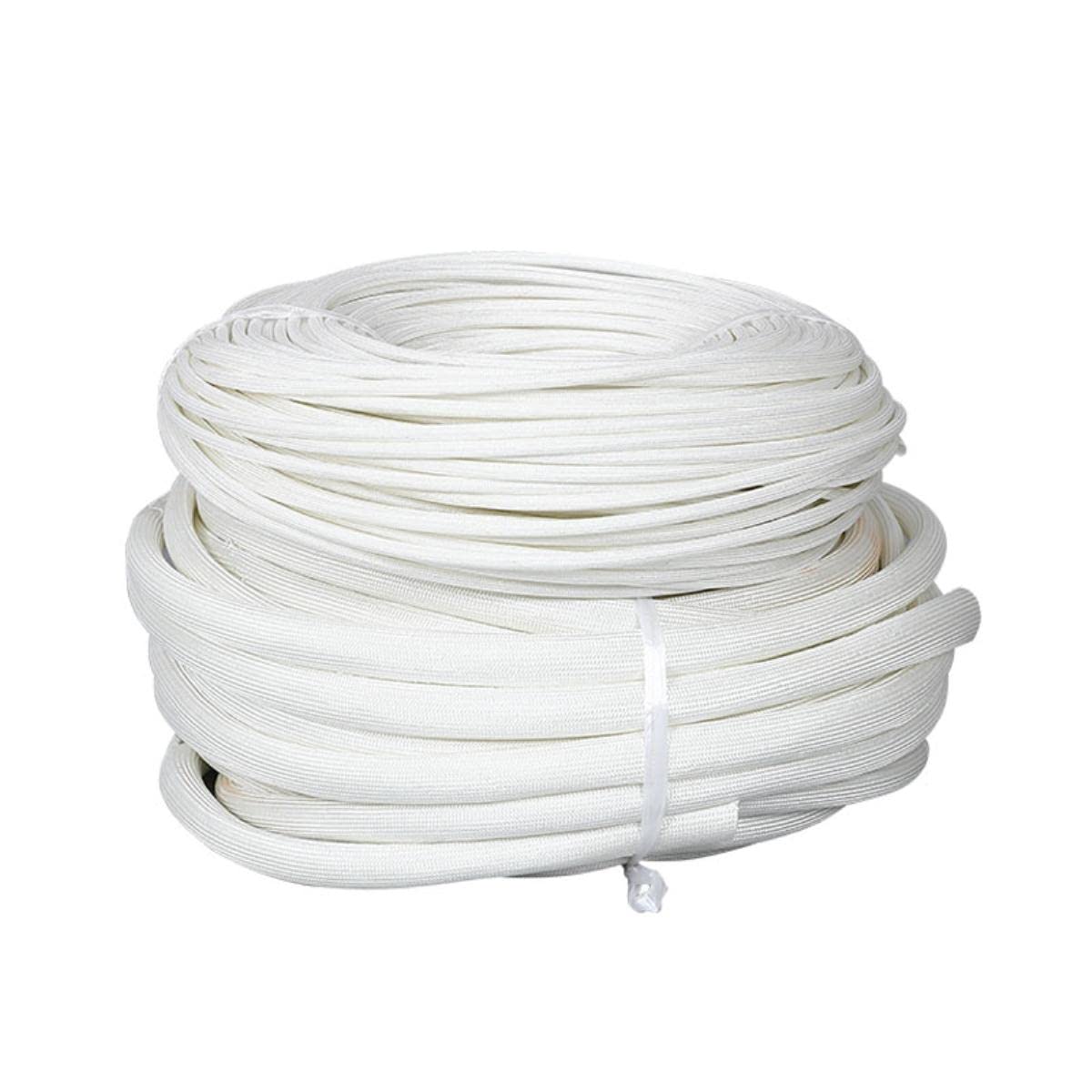 1-10 m, 1-40 mm, 600 °C, wysoka temperatura, plecione, miękkie węże z włókien chemicznych, pleciona tuleja z włókna szklanego, izolacja, ochrona kabla, 10 m, 30 mm