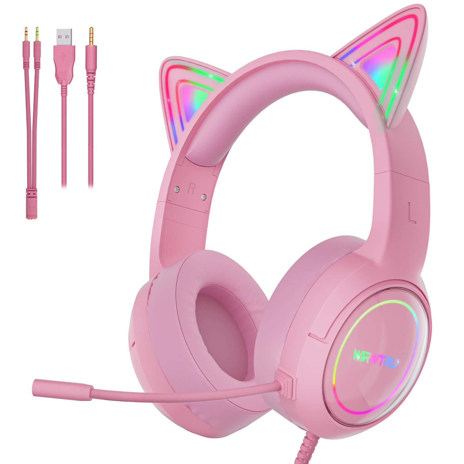Cat Headphones Ps4 Wireless Headset Pink Onikuma Pink Ps4 Headset