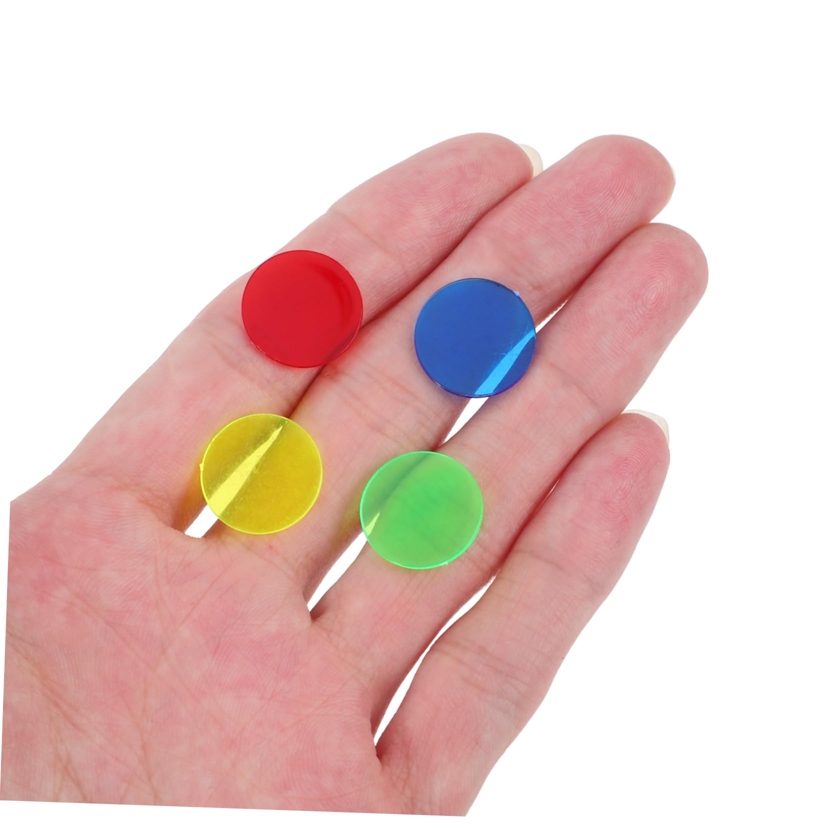 UPKOCH 500 Stück Spiel Chips aus Abs Kunststoff 15mm Durchmesser Bunte Plastikchips zum Sortieren und Markieren für Traditionelle Spiele und Mathe Spiele Zufällige Farbe
