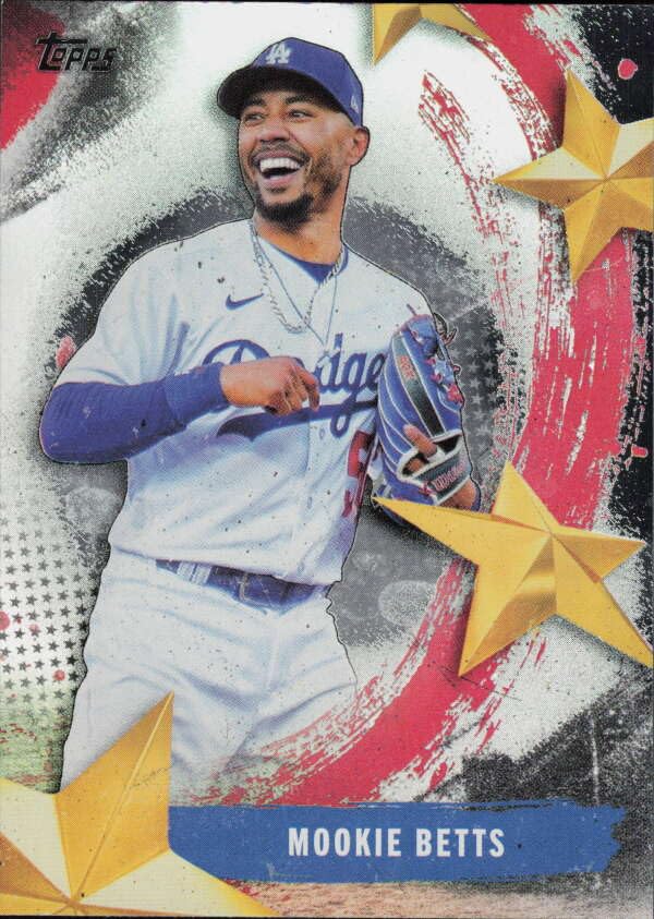 Amazon.com: 2025 TOPPS STARS OF MLB #SMLB-17 MOOKIE BETTS LOS