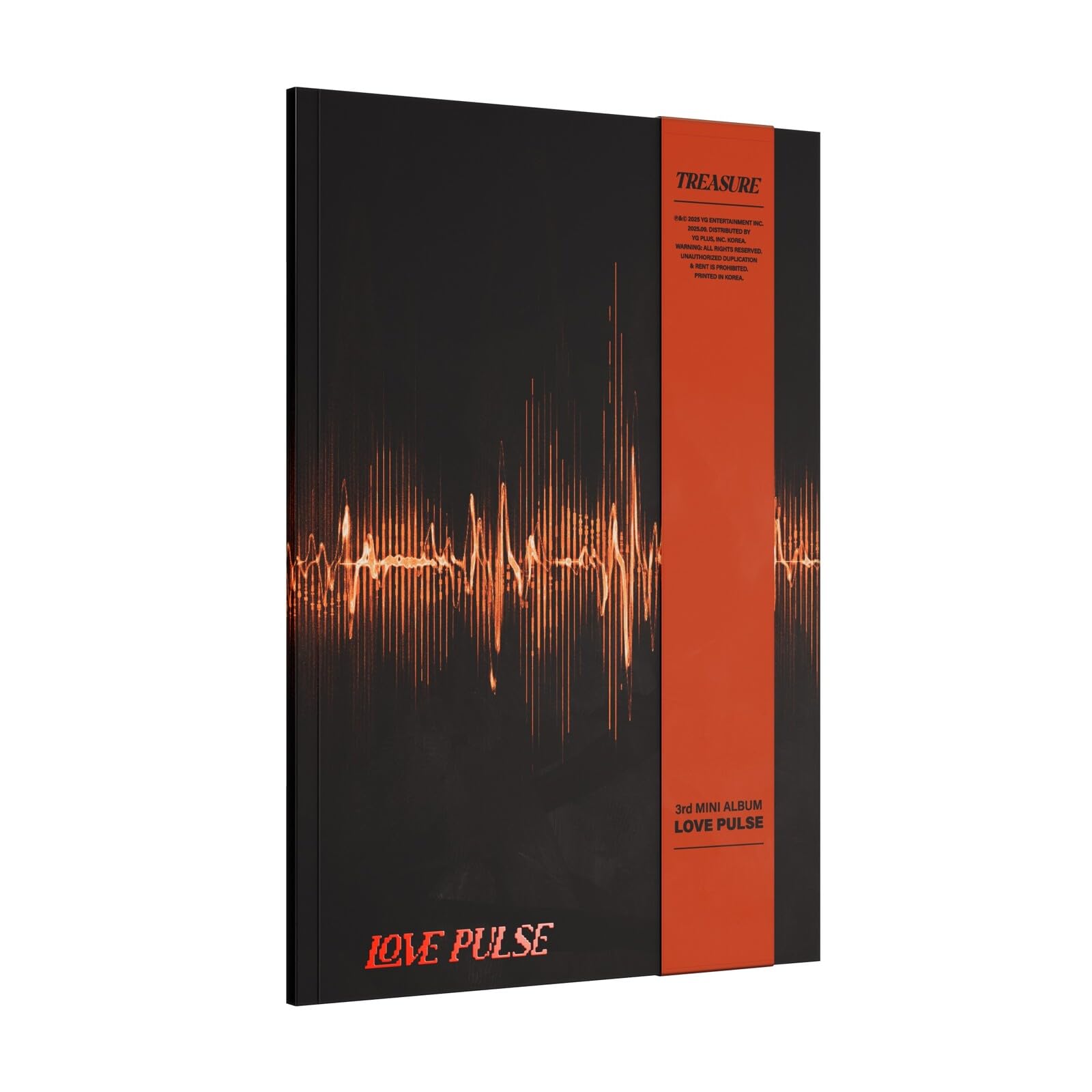TREASURE - Love Pulse (Rockchic Version) (Yg Entertainment) CD Album